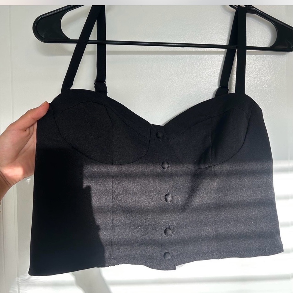 Princess Polly Black Women's Bustier Top
